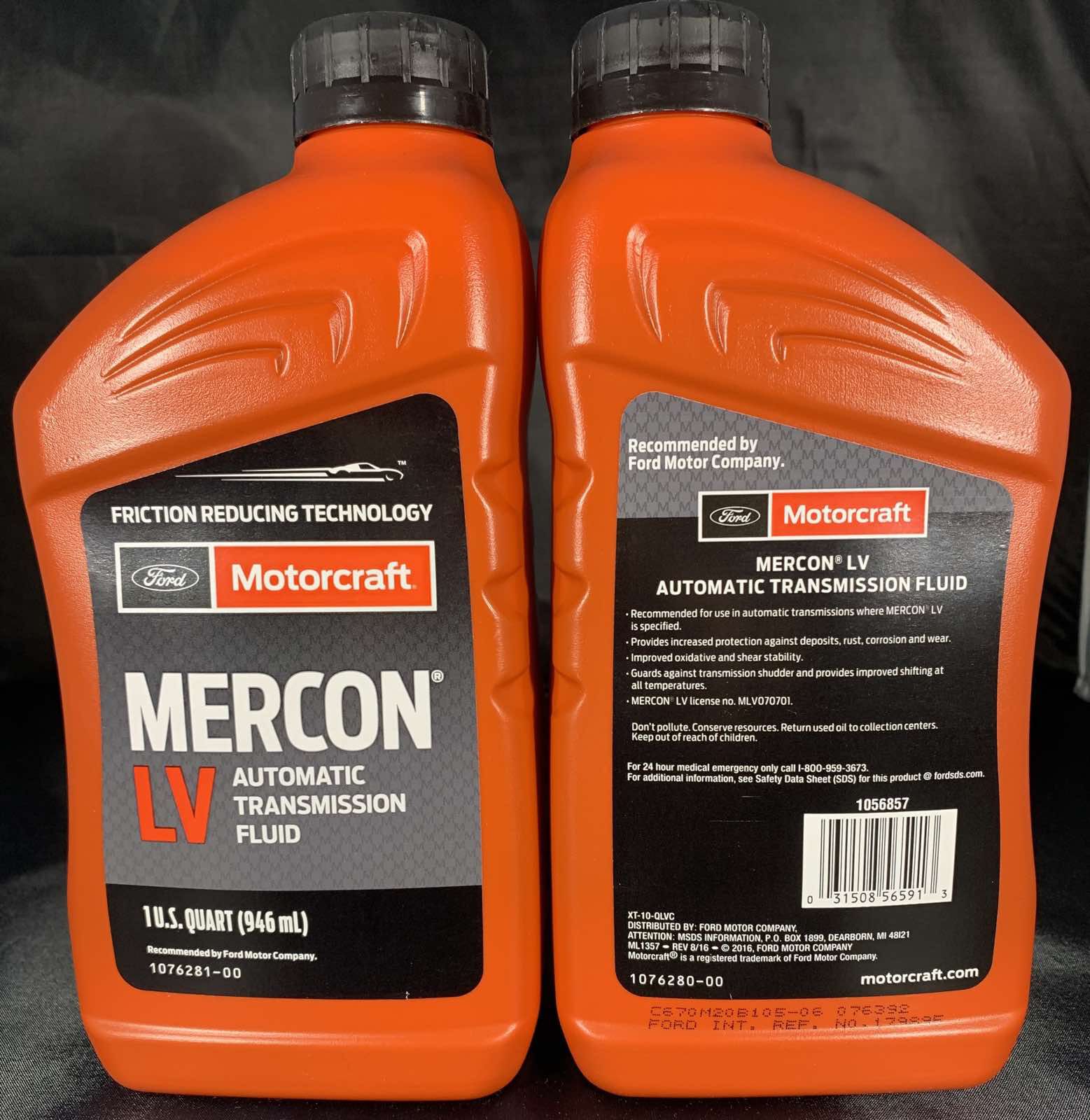Масло трансмиссии mercon lv на Ford: каталожный номер XT10QLVC Ecosport
